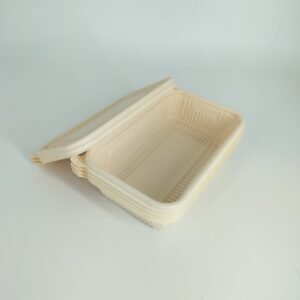 1000ML Biodegradable Cornstarch Container
