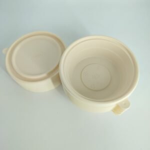 650ML Biodegradable Cornstarch Container