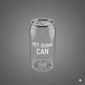 350ML PET Juice Can with Aluminium Lid