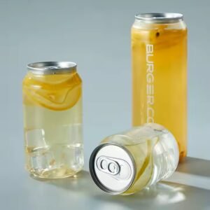 350ML PET Soda Can with Aluminium Lid