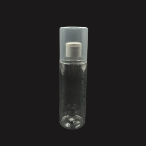 200ML PET ROUND BOTTLE WITH FTP CAP + OVER CAP