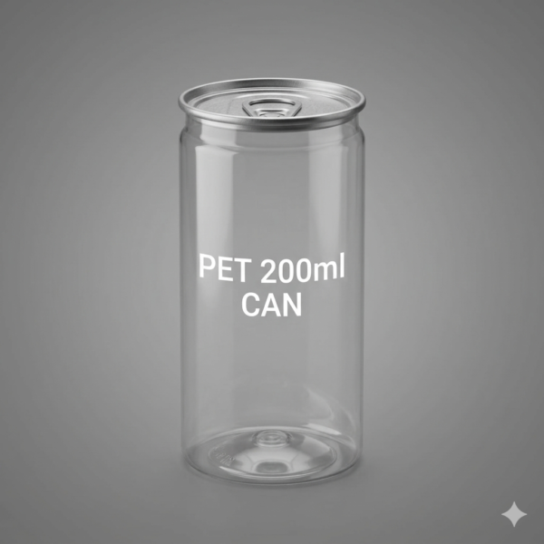 200ML PET Juice Can with Aluminium Lid