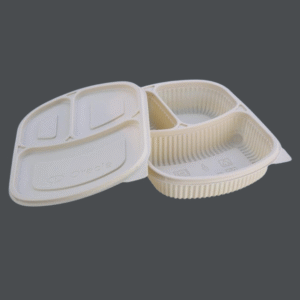 3CP Cornstarch Meal Tray with Lid