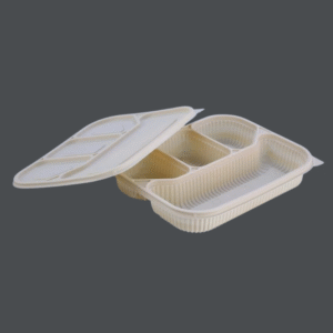 4CP Cornstarch Meal Tray with Lid