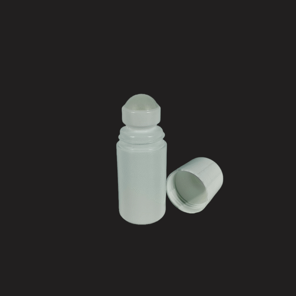 50ML HDPE ROLL ON BOTTLE WITH CAP