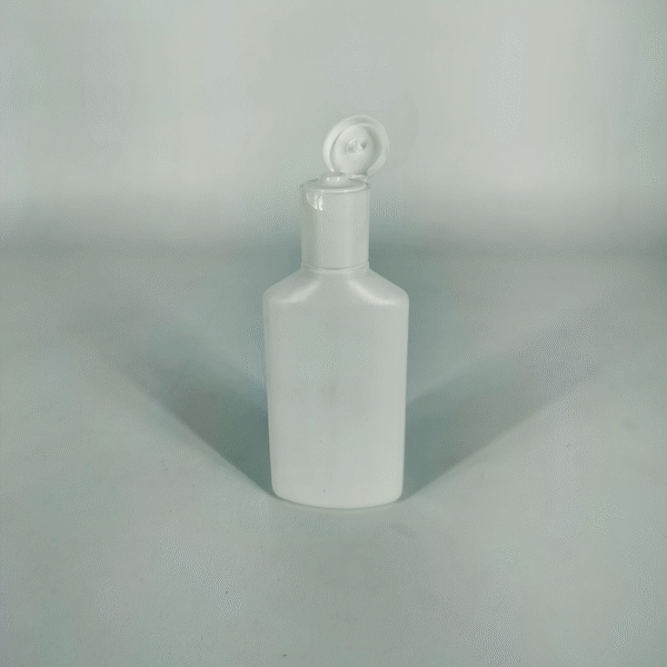 60ML HDPE FLAT BOTTLE WITH FTP CAP