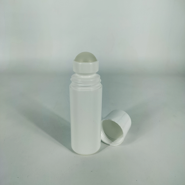 75ML HDPE ROLL ON BOTTLE WITH CAP