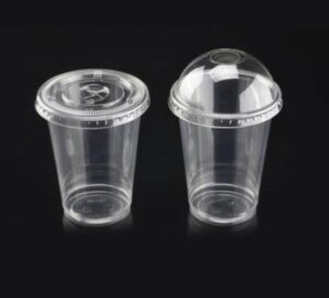 350ML PET CUP WITH LID