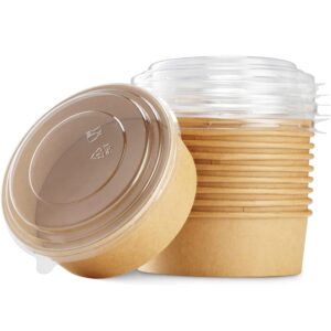 1300ML Kraft Paper Round Container With Lid
