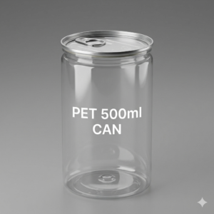 500ML PET RTC Can with Aluminium Lid